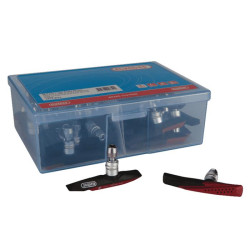 ELVEDES Boite de 25 paires patins de frein V-Type 72mm pour Conditions Humides