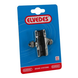 ELVEDES Paire de patins plus porte patins route Alu 55mm pour Campagnolo