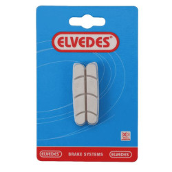 ELVEDES Paire de patins de Replacement route 55mm White Compound pour Campagnolo