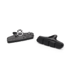 ELVEDES Paire de patins plus porte patins Alu route 55mm pour Shimano
