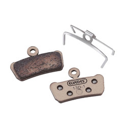 ELVEDES Paire de plaquettes de frein métaliques pour SRAM Guide / Avid XO Trail