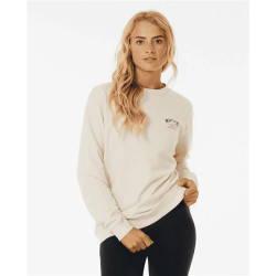 Sweat femme RIPCURL Rss Leisure Fleece Off White S