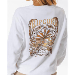 Sweat femme RIPCURL Riptide Relaxed Crew Optical White XL