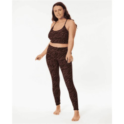 Pantalon femme RIPCURL Mirage Sun Tribe Rib Legging Brown XS