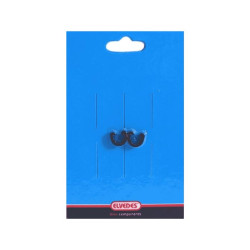 ELVEDES 2 Frame Clamps for Brake Hose Plastic