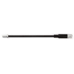 ELVEDES 2 Adjustable Flex Pipes Alloy Black