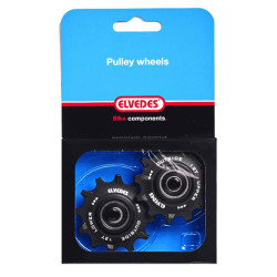 ELVEDES 1 Kit Galets de derailleur 2 x 12 dents roulements annulaires Narrow / Wide