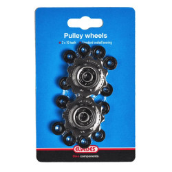 ELVEDES 1 Kit Galets de derailleur 2 x 10 dents roulements annulaires incl. Spacer