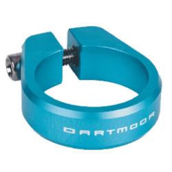 DARTMOOR Collier de selle diam. 31.8mm, turquoise anod.