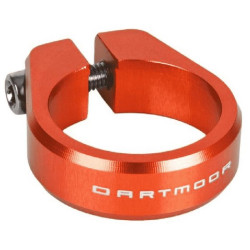 DARTMOOR Collier de selle diam. 31.8mm, orange anod.