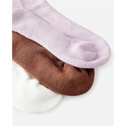 Chaussettes femme RIPCURL Icons Of Surf Sock 3-Pk Urban Chic
