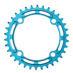 DARTMOOR Couronne Trail narrow-wide, alu 7075, 30T, turquoise anod.