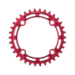 DARTMOOR Couronne Trail narrow-wide, alu 7075, 32T, red anod.