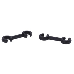 ELVEDES 100 Cable Clips 4 - 5mm PVC
