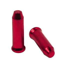 ELVEDES 500 Endcaps diamètre 2,3 Aluminium Red