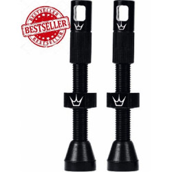 PEATY Valves Tubeless Peatys CNC 60mm noir
