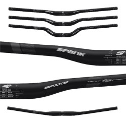 SPANK Cintre Spank SPIKE 800 Vibrocore, rise 30mm, noir/gris LTD