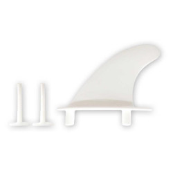 Ailerons TAHE fin softboard (x1) + screws (x2) Blanc