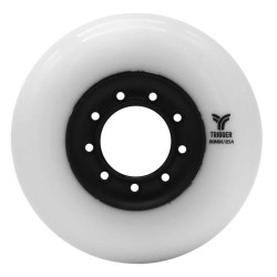 Roues rollers TRIGGER Cloud Pro 85A Blanc x8 80 mm