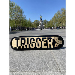 Plateau skate TRIGGER Die Cut Logo 8.375