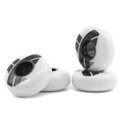Roues rollers street TRIGGER Team x4 Blanc 58 mm