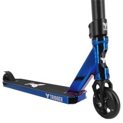 Trottinette freestyle TRIGGER Tricks 55 Blue Neodeck