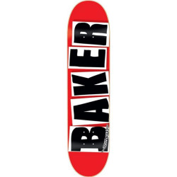 Plateau Skateboard BAKER SKATEBOARDS  Deck Brand Logo Black 8.3875