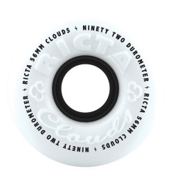 Roue Skateboard RICTA  Wheels  Jeu De 4  Clouds 56mm 92a Black 92a