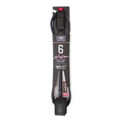 Leash surf OCEAN & EARTH One XT Slim Line Lightweight Comp Black 6.0
