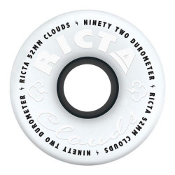 Roue Skateboard RICTA  Wheels  Jeu De 4  Clouds 52mm Black 92a