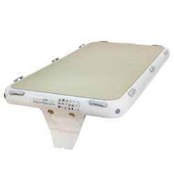 Plateforme gonflable YACHTBEAH 3.0, 300x160cm, Allegra Champagne Mat