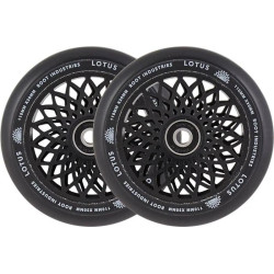 Roues Trottinette ROOT INDUSTRIES Lotus Wide 2-Pack Noir 110mm