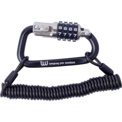 Antivol Trottinette LONG WAY SCOOTER Carabiner Noir