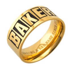 Bague BAKER BAGUE BRAND LOGO RING GOLD S
