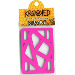 Pads Skateboard KROOKED Pads  Jeu De 2  0.125 Pouce Pink Soft