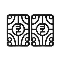 Pads Skateboard MINI-LOGO  Pads  Jeu De 2  0.10  2.54 Mm  Soft