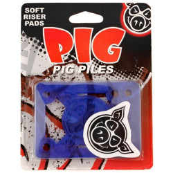 Pads Skateboard PIG Pads  Jeu De 2  0.125 Pouce Soft Blue