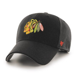 Casquette 47 BRAND Nhl Chicago hawks Mvp hawks Noir