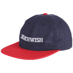 Casquette DEATHWISH SKATEBOARDS Antidote Snapback Bleu