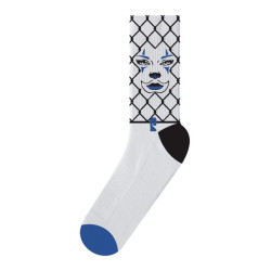 Chaussettes skate PSOCKADELIC Born Free Blanc