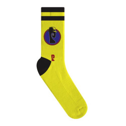Chaussettes skate PSOCKADELIC Pick Tracy Jaune