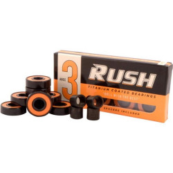 Roulements Skateboard RUSH Roulements  Jeu De 8  Abec 3 Orange