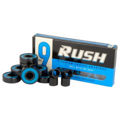Roulements Skateboard RUSH Roulements  Jeu De 8  Abec 9 Blue