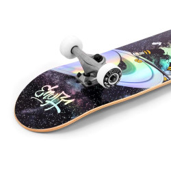 Skate ENUFF SKATEBOARDS Skully Hologram Black 7.75 x 31.5