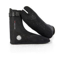 chausson néoprène  BULLET BOOT 3MM S/TOE  RIP CURL 90 BLACK