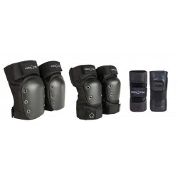 Set de protection PRO-TEC Street Gear Junior 3 Pack Black