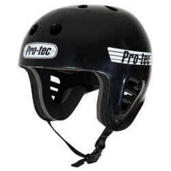 Casque Wakeboard, Kitesurf et Windsurf PRO-TEC FullCut Water Gloss Black