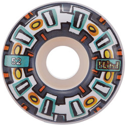 Roues skate BLIND (x4) Round Space V2 Bleu 52mm