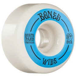 Roues skate BONES (x4) Spf Wide Blanc 84B 54mm