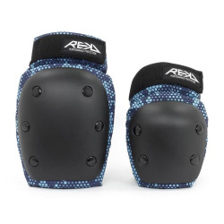 Set de protection double REKD Youth Heavy Duty  Black/Blue